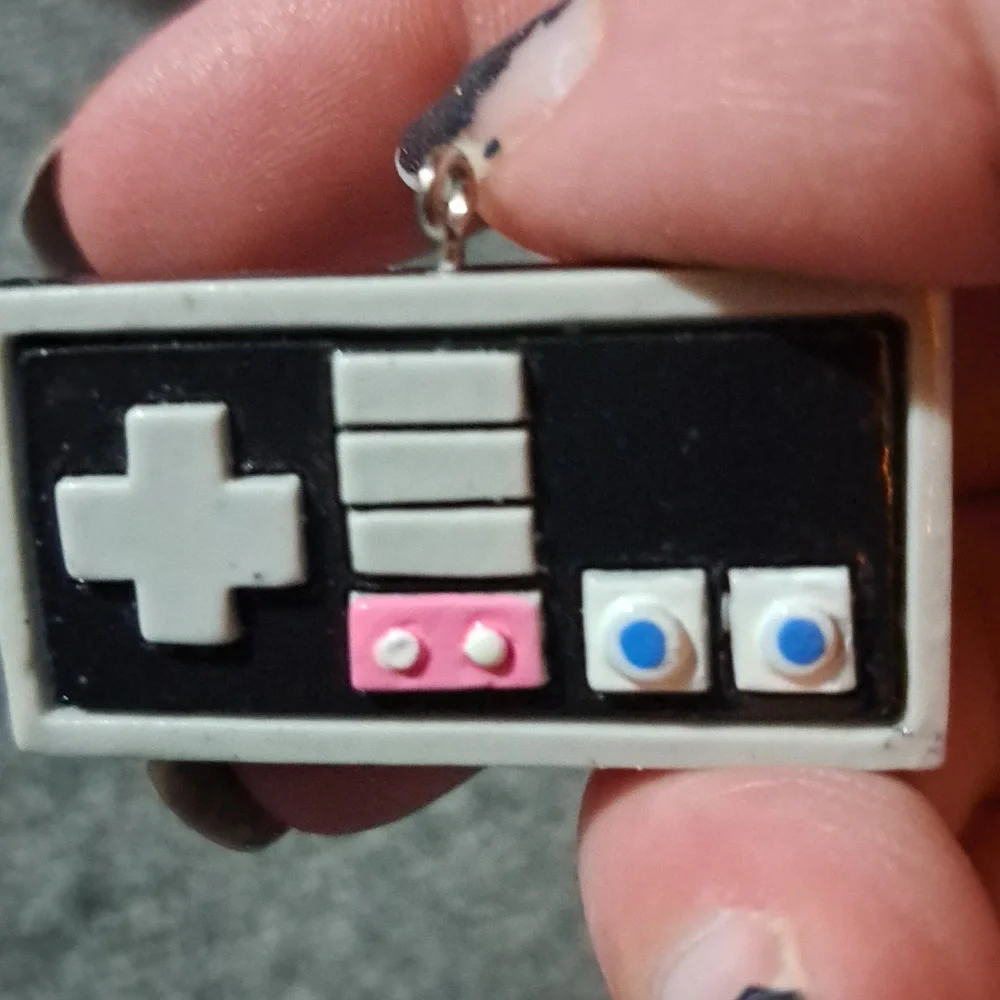 NES Nintendo controller pendent charm video games gamer game